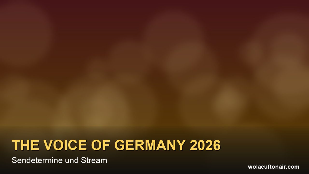 The Voice of Germany 2026: Alle Sendetermine der 16. Staffel, Coaches und Stream bei Joyn